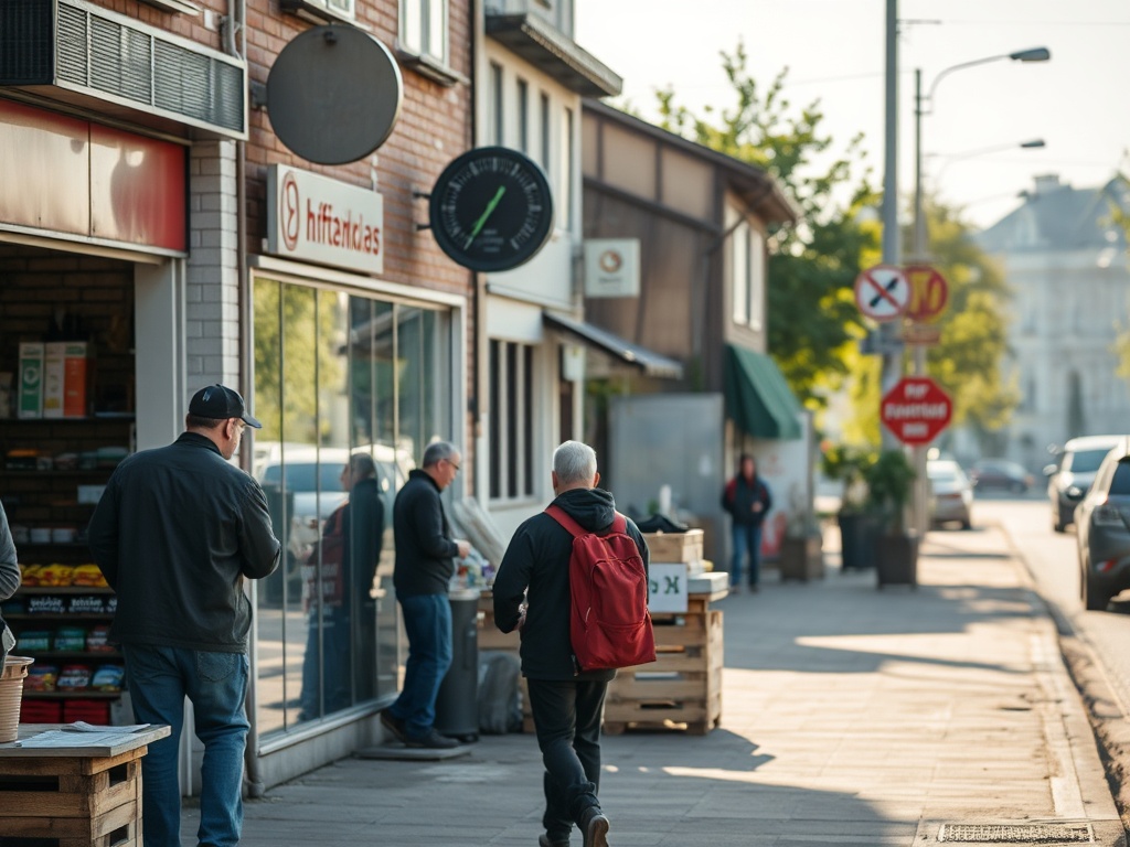 Plakat informacyjny o planach Skierniewic dotyczących wprowadzenia komunikacji podmiejskiej, z kluczową frazą: Skierniewice komunikacja podmiejska